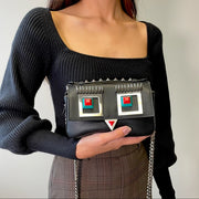 Fendi double bag monster baguette two-way bag